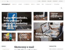 Tablet Screenshot of marketinglink.pl